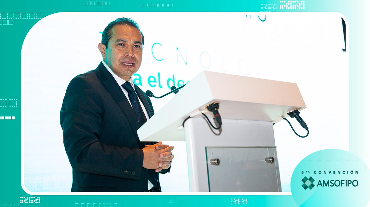 David_romero28's tweet photo. Llevamos a cabo la #6taConvenciónAMSOFIPO con el objetivo de reflexionar sobre los beneficios del uso de la tecnología en la oferta de servicios financieros.  @cnbvmx https://t.co/RMWm9musis