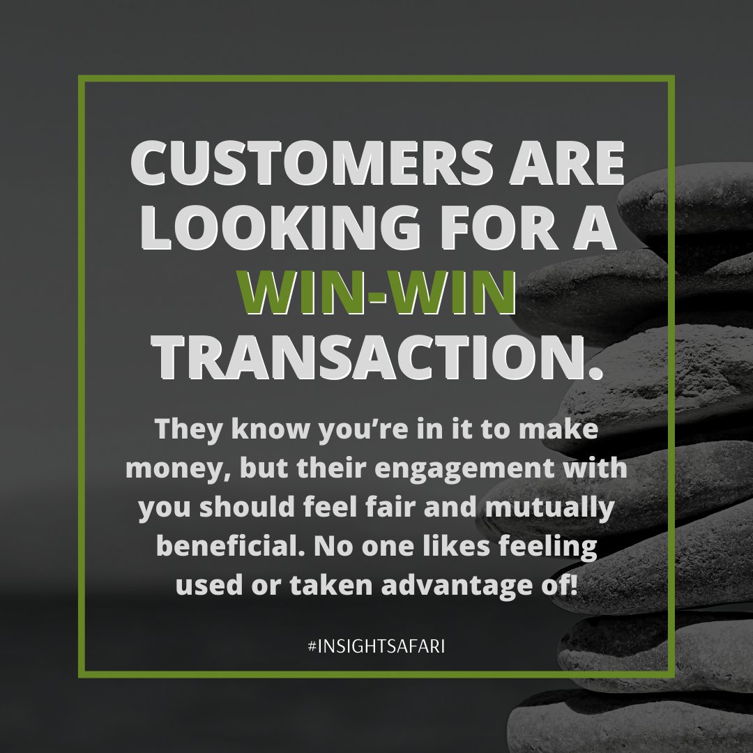 How can you make sure your customer experience is a win-win? #consumerinsights #customermindset #winwin #cx