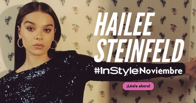 SteinfeldMexico's tweet photo. @HaileeSteinfeld para #InStyleNoviembre portada de México 🇲🇽 https://t.co/KG2MUQFthh