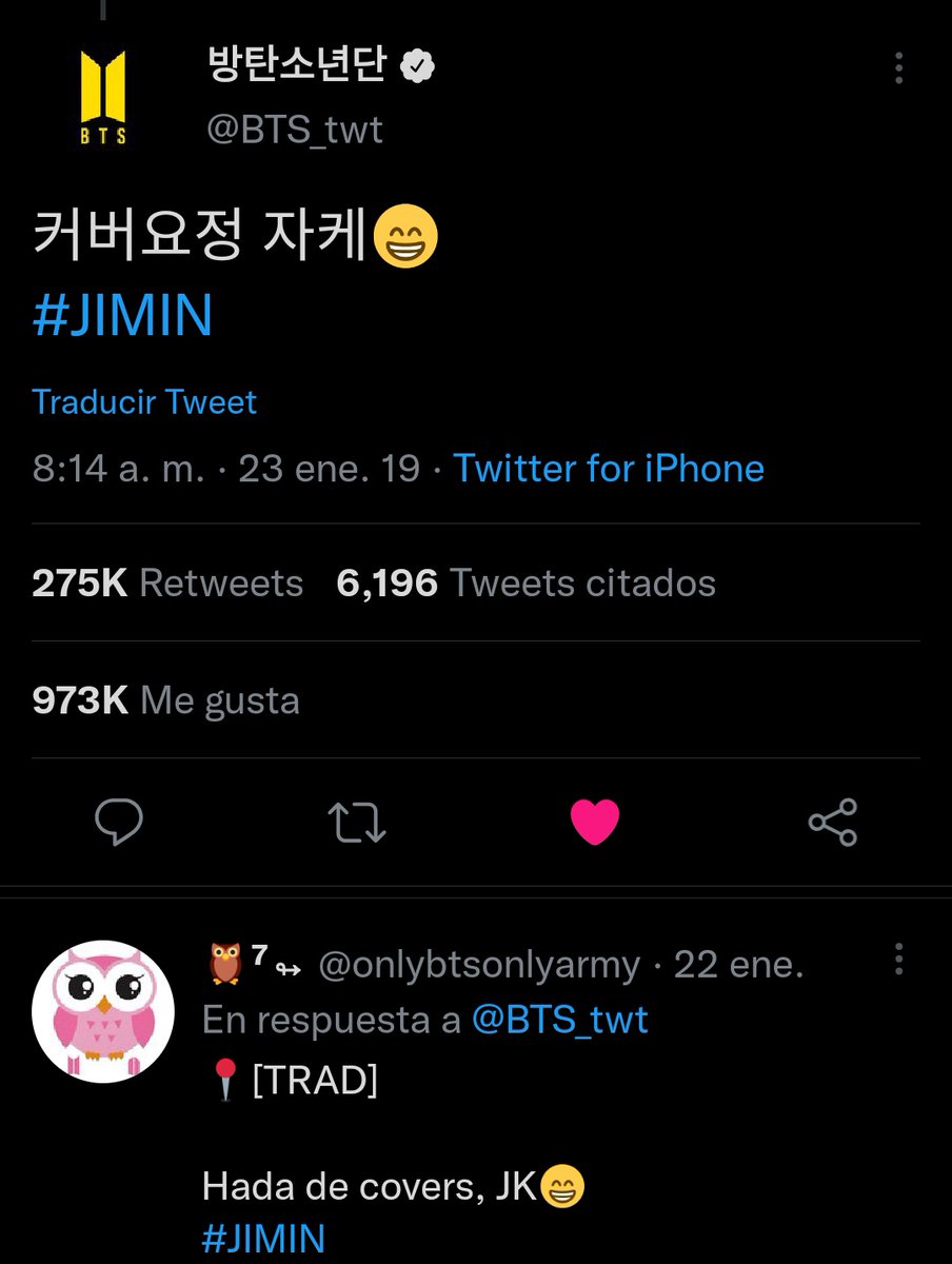 gcfsga's tweet photo. Jimin no mintió cuando dijo: "Jungkook es el hada de los covers" https://t.co/SOyajUwcms