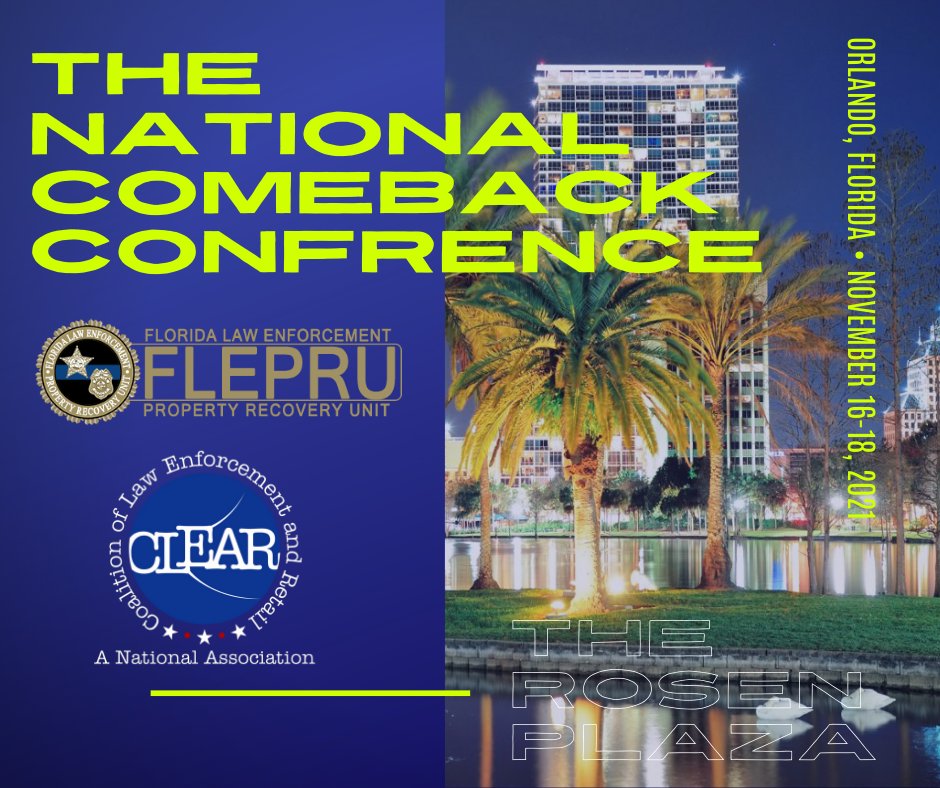 You don't want to miss this! CLEAR x FLEPRU's National Comeback Conference is almost FULL. 

Don't wait — register today: web.cvent.com/event/ab08ad92….