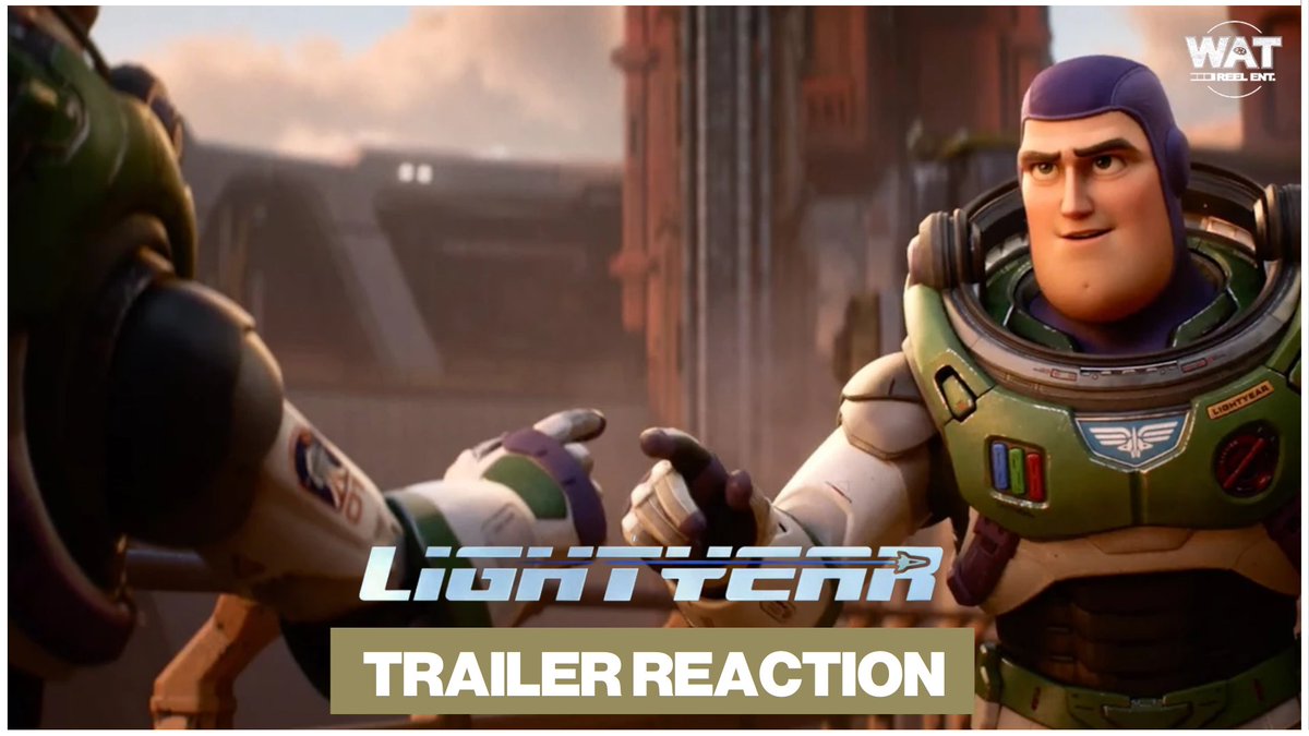 WATReelEnt's tweet photo. What's that? @CAnthonyLopez has a trailer reaction out?! Check out THE Personality of the channels and see his instant reaction to #Lightyear in our #ReelReaction right here: https://t.co/b8i3z4WWh1
 #trailer #trailerreaction #Disney #Pixar #buzzlightyear #podcast #Entertainment https://t.co/CbvhA3RNnf