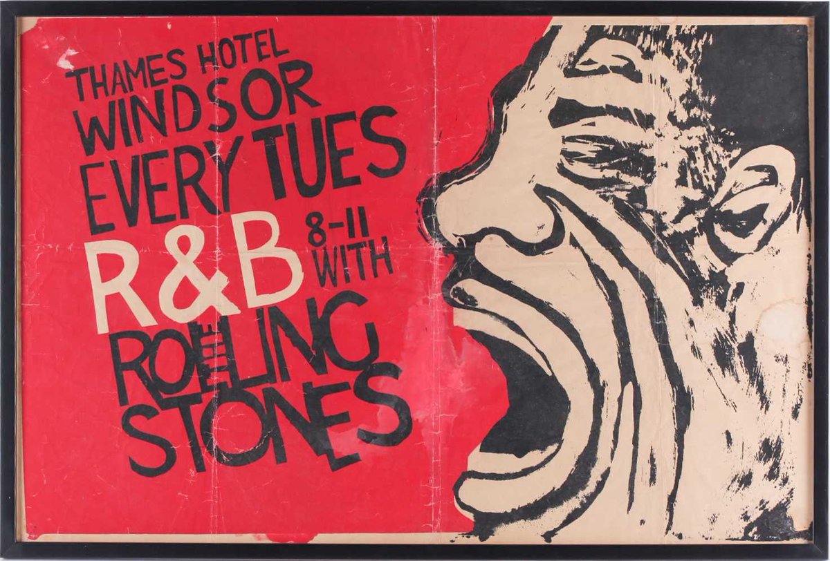 Fantastic original Stones poster from 1963 Riki Ticky club sold at local auction today for £30,000. The estimate as for between £1000 and £1500. Perhaps Mick Jagger is buying back his history?