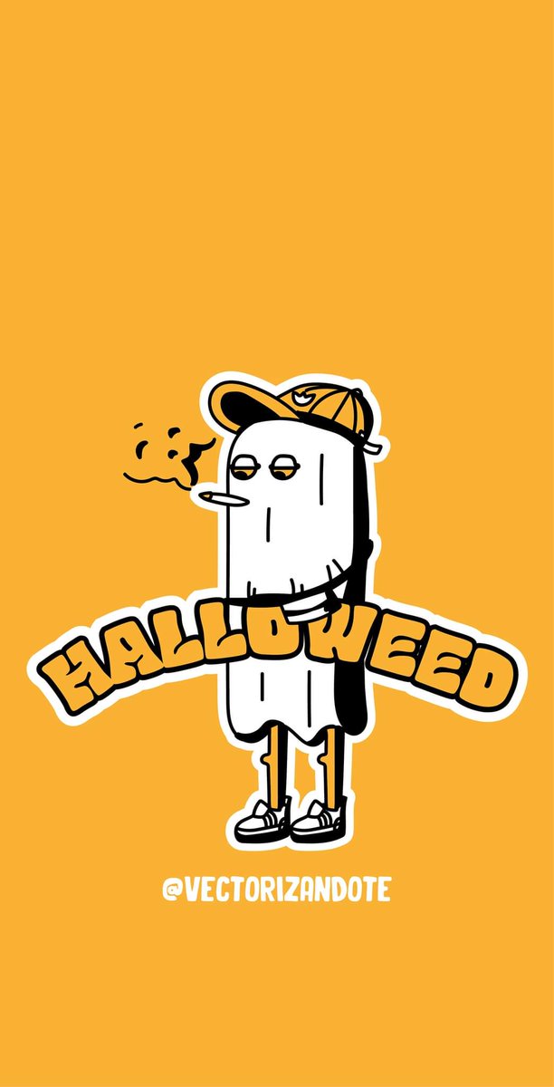 Vectorizandote's tweet photo. Rolalaaaaa

#Vectorizandote #Halloweed #Halloween #Weed #Ghost https://t.co/wXQDf3baee