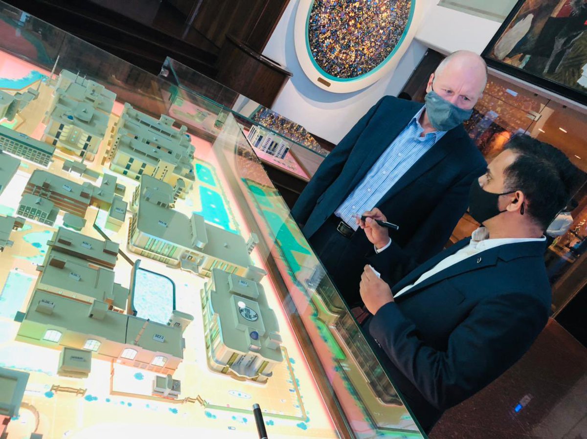 Today in #Pune had the opportunity to visit <a href="/SerumInstIndia/">SerumInstituteIndia</a> and see where my #Covishield #covid19 #vaccine was produced…special thank you to CEO <a href="/adarpoonawalla/">Adar Poonawalla</a> and Chairman Dr Cyrus Poonawalla for our meeting and your kind hospitality ….