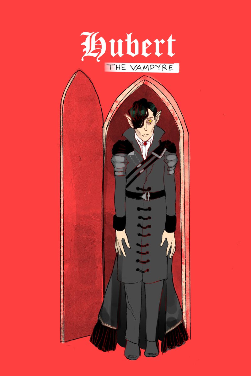 doodle for #fehalloweenweek my little meow meow, Hubert.