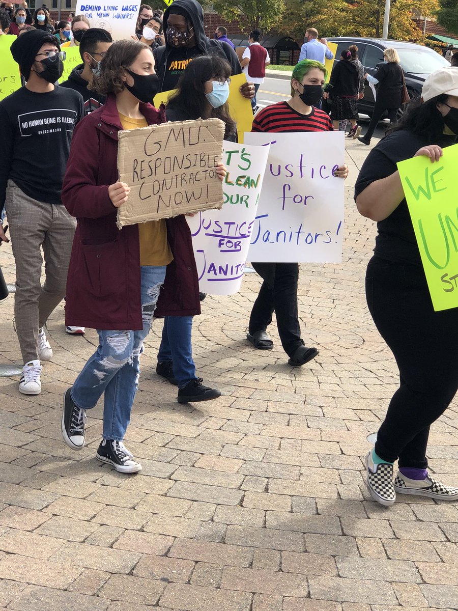 LCLAA's tweet photo. Support @GeorgeMasonU cleaners as they fight for respect and dignity. #justiceforjanitors #supportessentialworkers
@32BJSEIU https://t.co/ALZ5S8yCMc