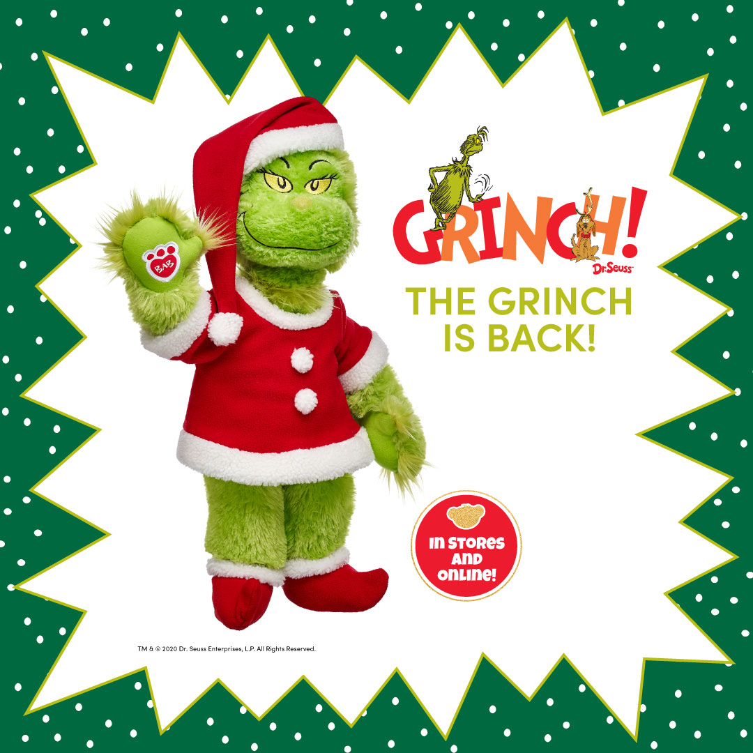 grinch at build a bear