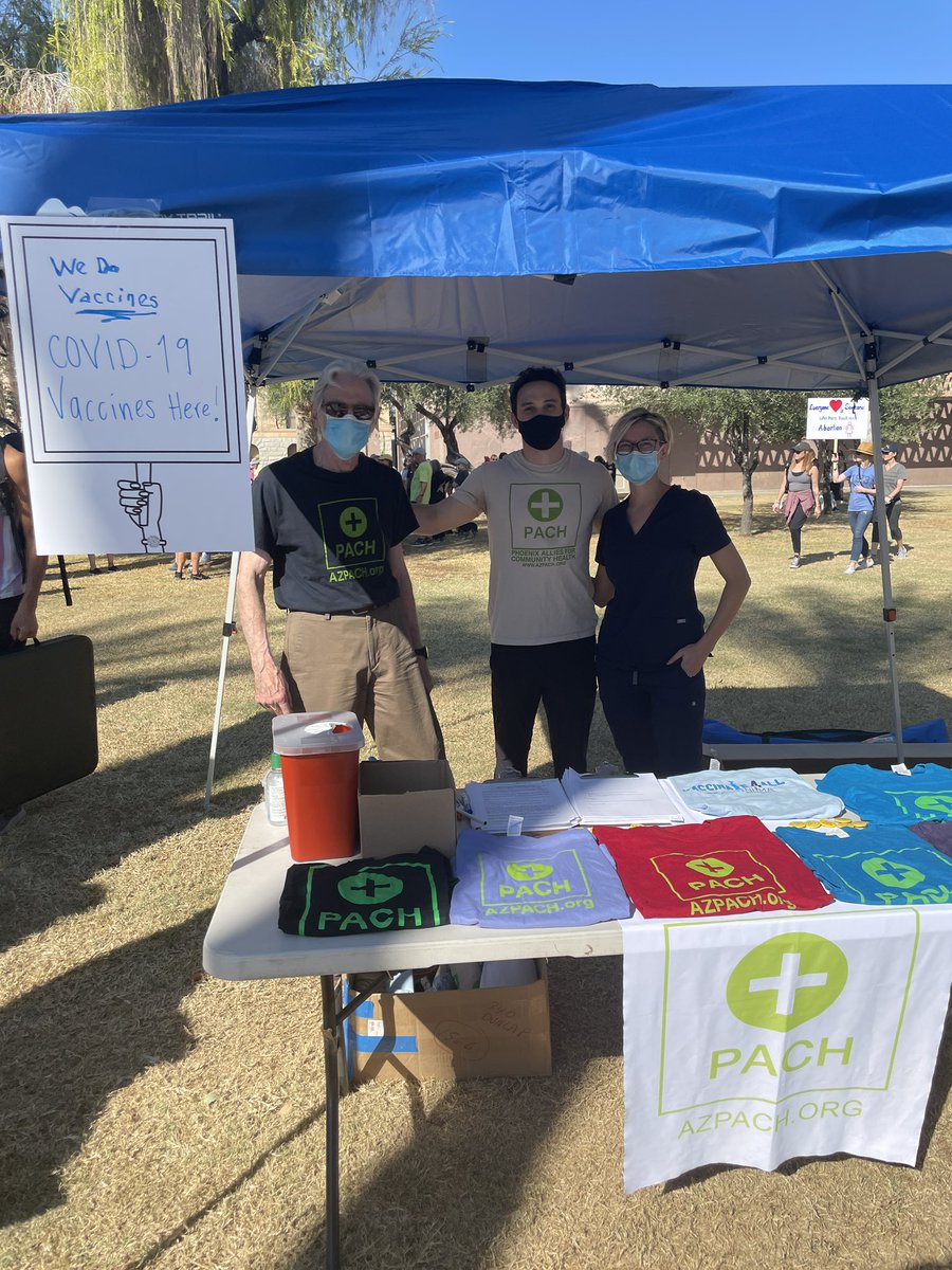 azpach_'s tweet photo. Getting our community vaccinated at the Women’s March Phoenix 2021! #COVIDVaccination #azpach https://t.co/VPe8xyjEKW