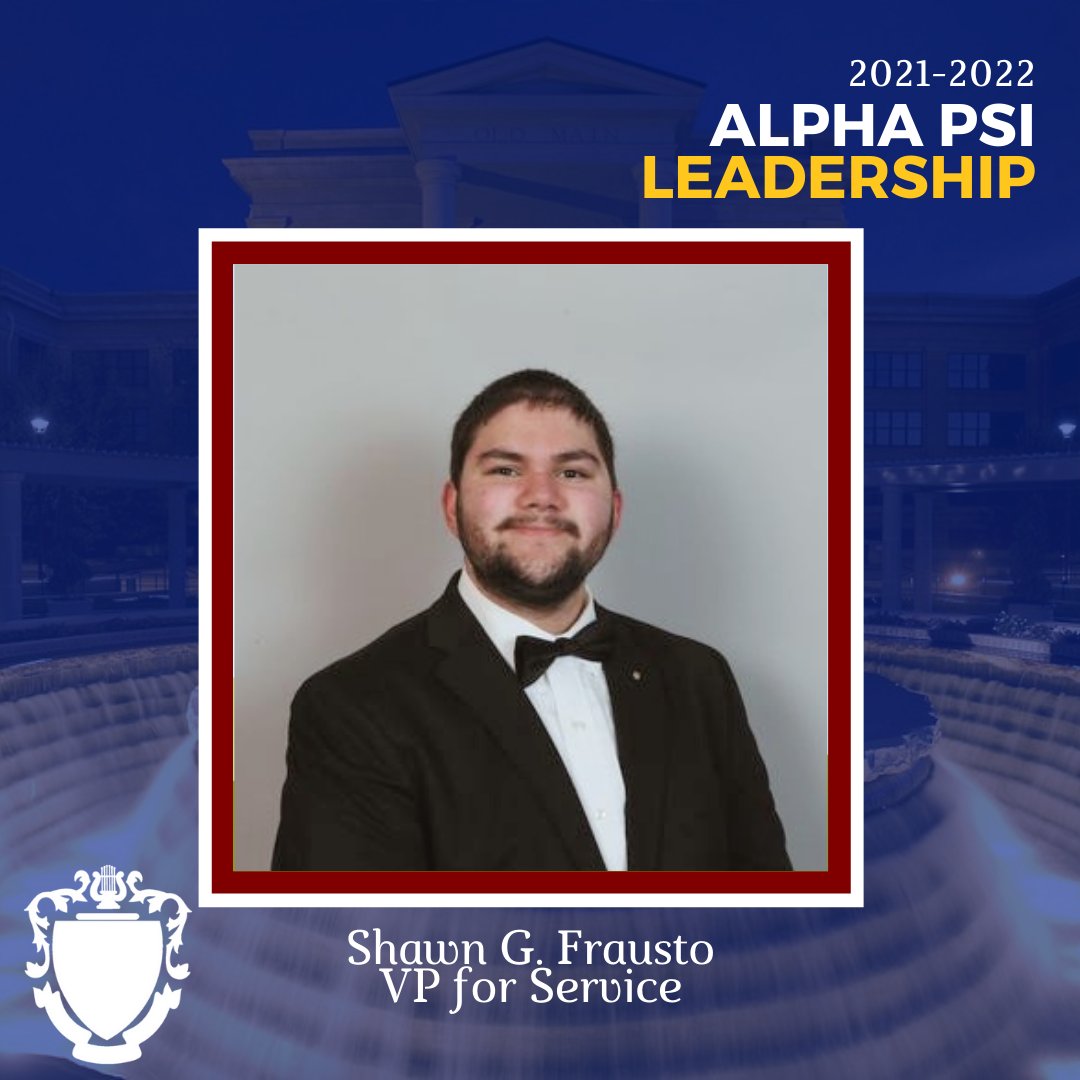 KKPsiAlphaPsi's tweet photo. This month we will be featuring our executive team! Shawn Frausto, our VP for Service! Shawn is a Sophomore Music Education Major and plays the Clarinet here at West Texas A&amp;M! Thank you for your work and dedication Shawn, keep it up! 
Continue striving everyone! 
AEA https://t.co/TPz9Ao9JUX
