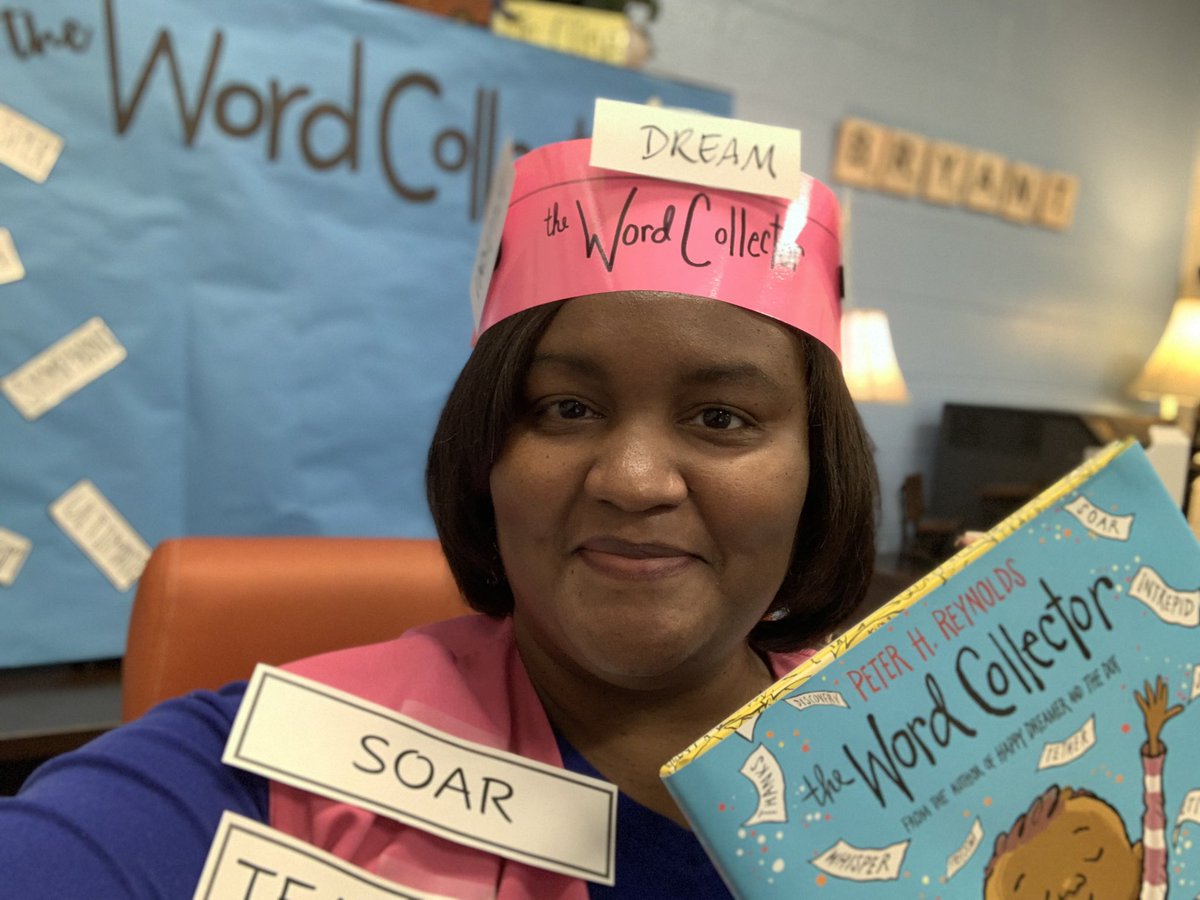 Can’t wait to see all the readers on call today for Read for the Record who join Dr. Cline reading The Word Collector. #TeamBryantES