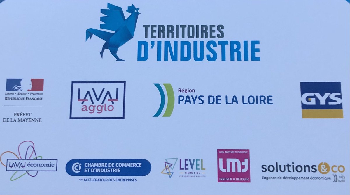 clah49's tweet photo. Signature protocole Territoire d #industrie ⁦⁦@LavalAgglo⁩ avec ⁦⁦@Prefet53⁩ ⁦⁦@C_MORANCAIS⁩ ⁦⁦@paysdelaloire⁩ ⁦⁦@samiasoultani⁩  ⁦⁦@FBercault⁩ ⁦⁦@jerome_allaire⁩ ⁦@BBweeg⁩ &amp; ⁦⁦@CCIMayenne⁩ très engagée https://t.co/j9F70YwDxH
