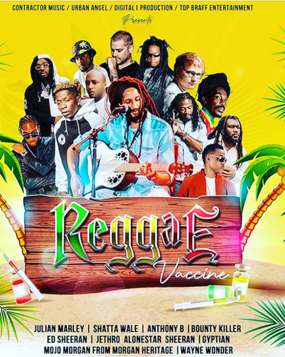 ALONESTAR1's tweet photo. Very honoured to be considered for the 64th Grammys  @recordingacademy for our album “Reggae Vaccine” for my song “in my arms” ft @Waynewonder25 &amp; @herbertskillz_   Headlined by the big bro @julianrmarley &amp; @shattawalegh released on urban Angel label  &amp; @seankontractor music 🔥🙏🏼 https://t.co/cMODdemtPH