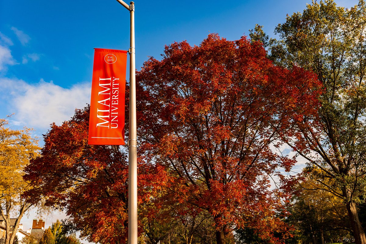 You've got to love Fall in Oxford, Ohio! 🍂 🍁 #MiamiOH