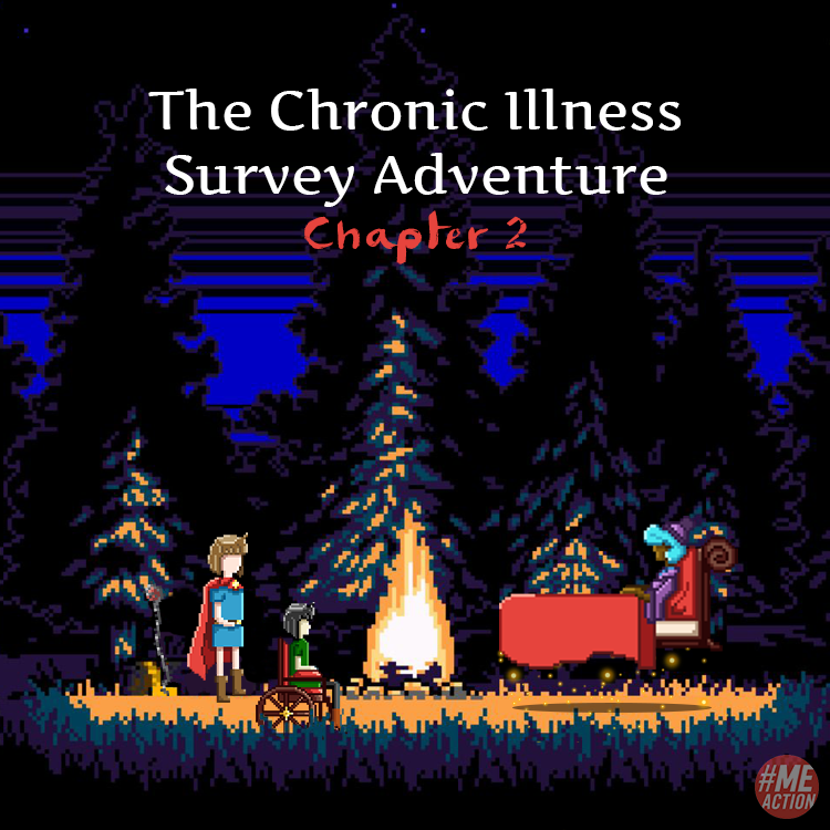 MEActNet's tweet photo. Chapter 2 in #MEAction's Chronic Illness Adventure Survey begins next Monday! Thank you so much for those of you who have joined the adventure with us & taken the 1st section of Symptom Cluster Characterization in Complex Chronic Disease (#SC4D). https://t.co/diG73C7eNZ https://t.co/ro9orh8fAN