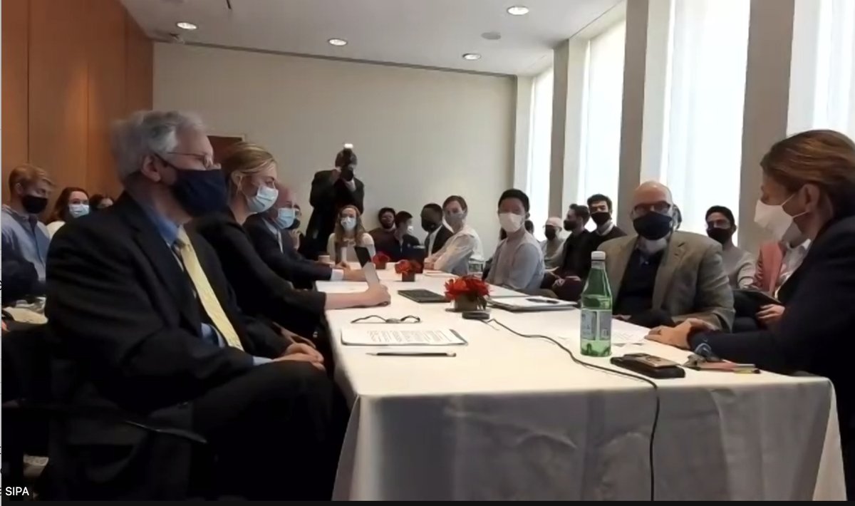 christinayiotis's tweet photo. "A Conversation w/ @StateDept @DeputySecState Wendy Sherman" @ColumbiaSIPA @SIWPSColumbia Senior Research Scholar Peter Clement @ColumbiaSIPA @SIWPSColumbia Director Keren Yarhi-Milo #FirstWomanDeputySecretaryOfState #CyberSecurity #CyberStatecraft #StillASocialWorker #Diversity https://t.co/hy2QP1OfRR