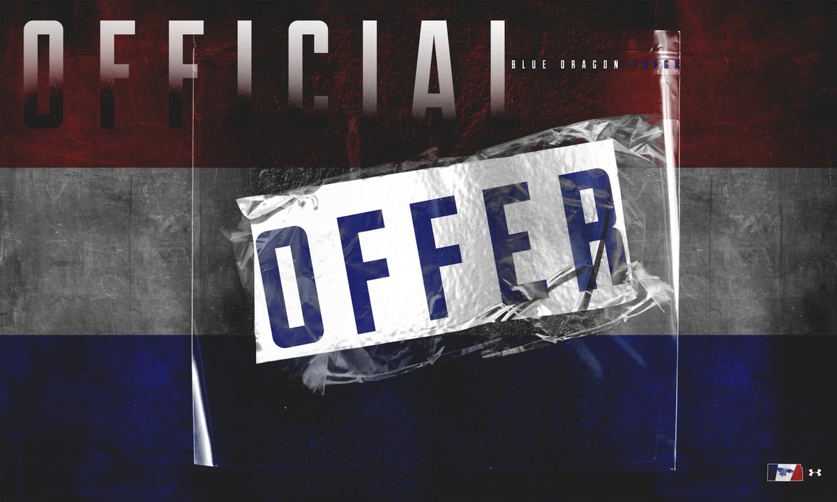 dconn5795's tweet photo. Blessed to announce I have received an offer from Hutchinson!!!🔵🔴 https://t.co/RMb2ewtxX4