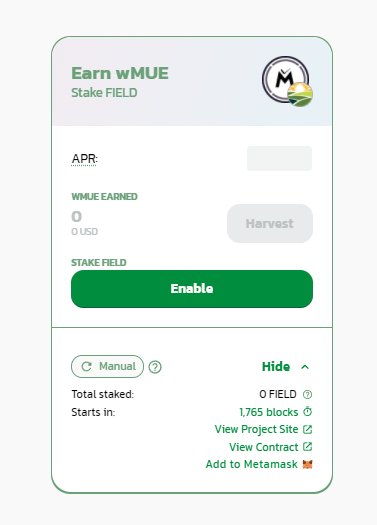 yieldfields's tweet photo. Our $BUSD pool has ended on the YieldFields, but we've made sure a tasty new crop was planted. In a little over an hour, a $wMUE pool starts
$FIELD #yield #yieldfields $wMUE $MUE #MonetaryUnit #YieldFarming #farm #earn #DeFi #BSC https://t.co/LIKgrlNtIn
