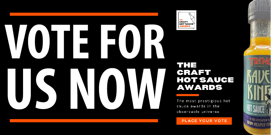 RAVEN KING HOT SAUCE 🔥🌶️

We're thrilled to announce that Raven King Hot Sauce (our culinary collaboration with <a href="/GrimReaperFoods/">Grim Reaper®</a>) has been nominated for The Craft Hot Sauce Awards, hosted by the fabulous <a href="/BauceBrothers/">BauceBrothers</a>

VOTE FOR US TO GET TO THE FINAL 🗳 bit.ly/2XZ9cwM