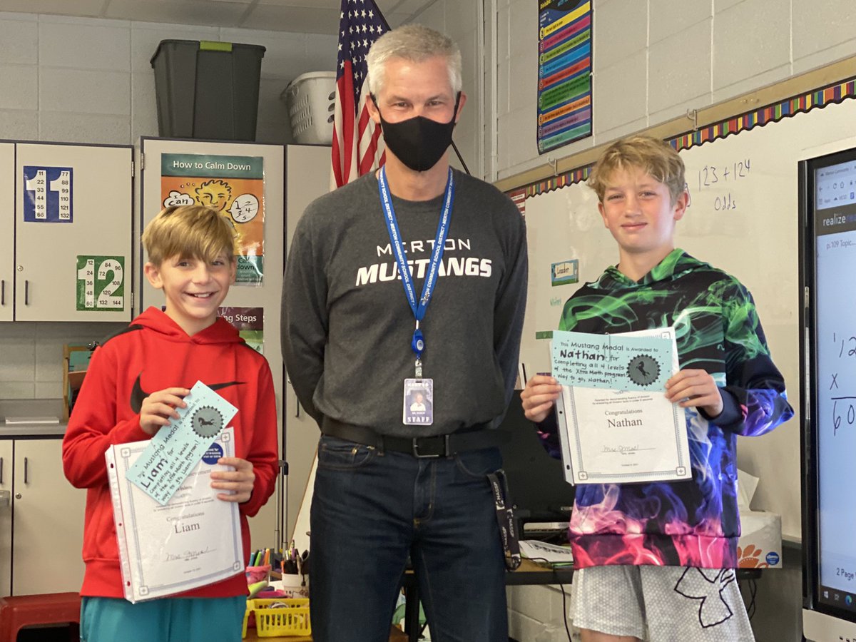 Congratulations to Liam &amp; Nathan for completing  all 4 levels of the <a href="/XtraMath_US/">XtraMath | Math Fact Fluency</a> program! Way to go!
#mertonint