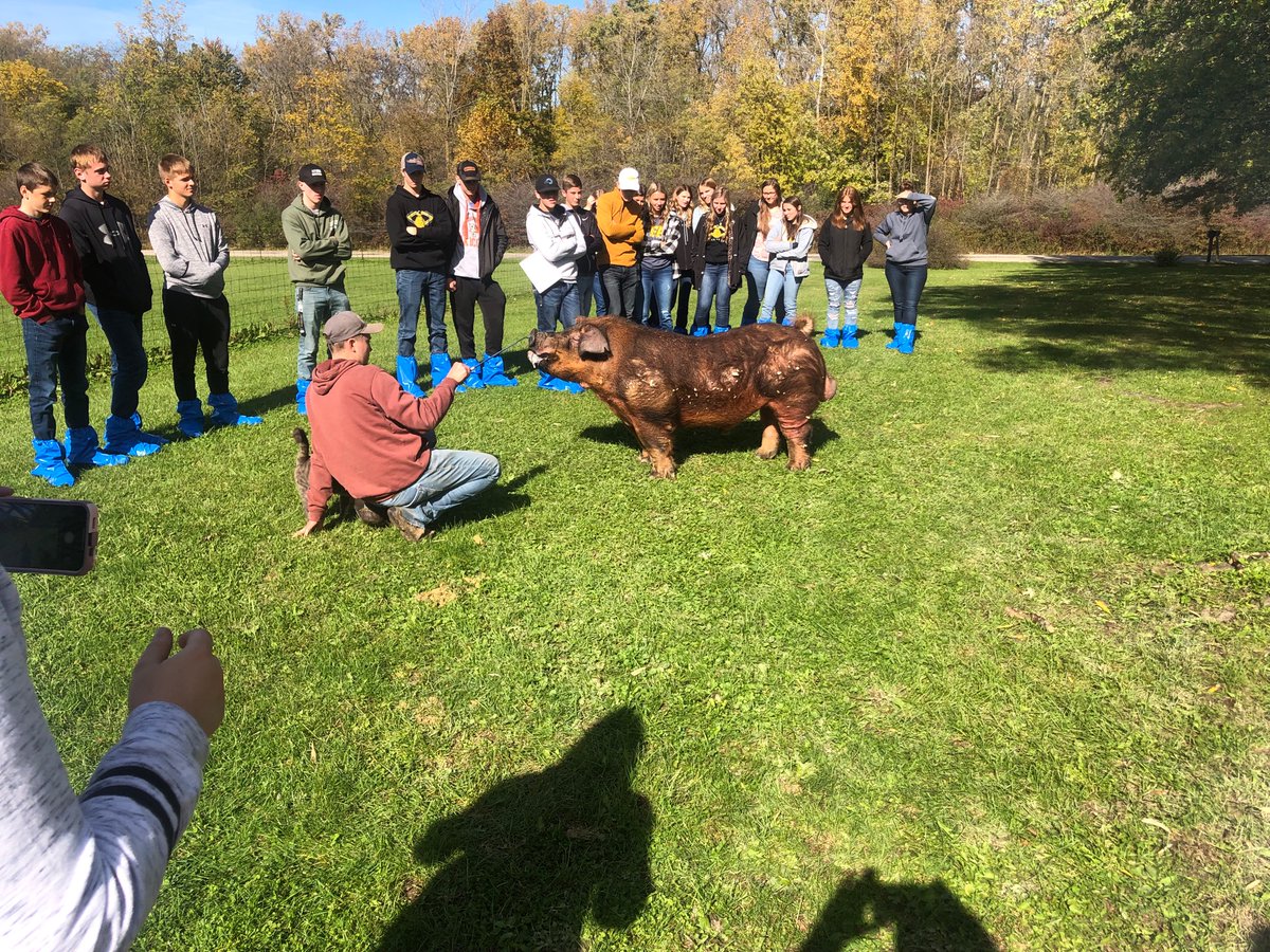 botkinsffa's tweet photo. Great start to the FFA National Convention Trip. We have toured MVP Dairy, J&amp;M, Schaffer Gold Rush Farms, attended the rodeo, career fair and the 1st general session. https://t.co/EVe2ovWiDL