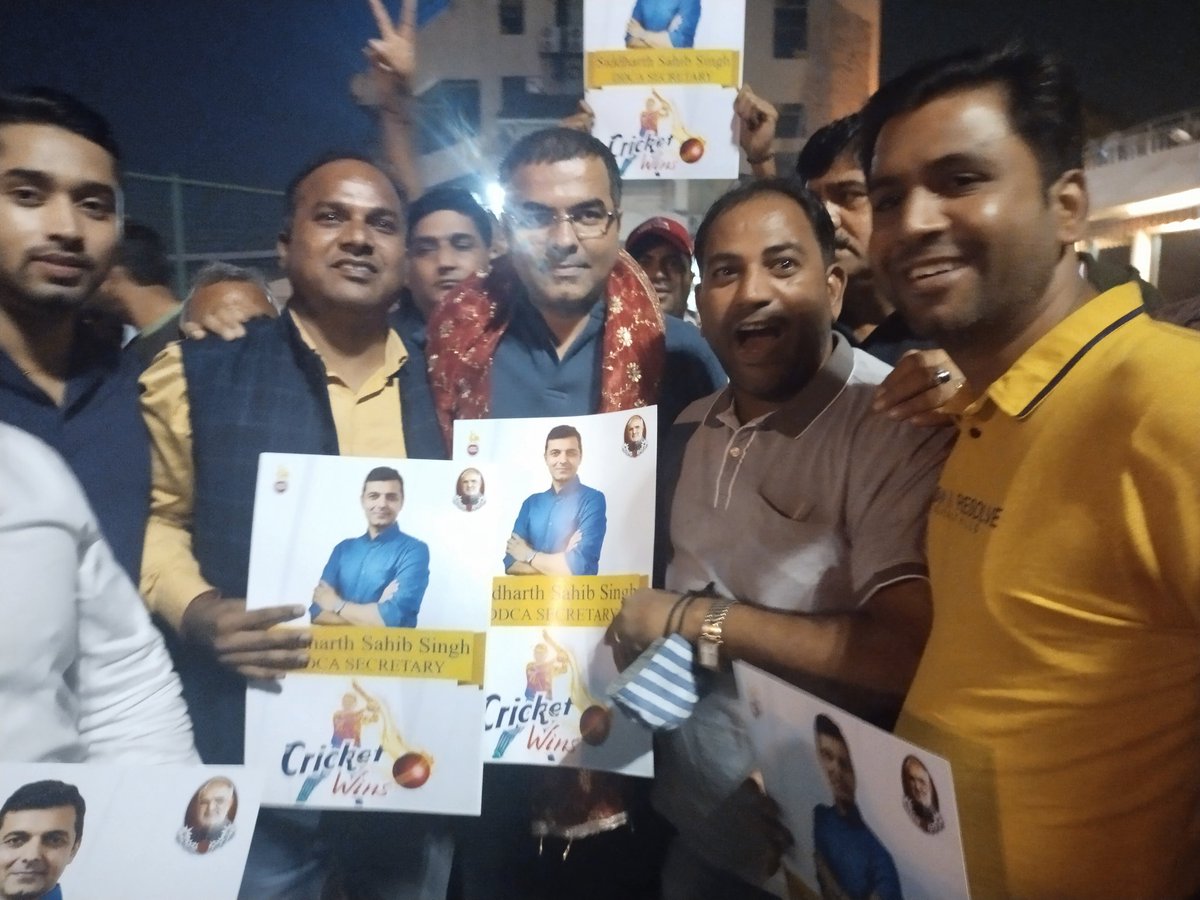 RaisMalikbjp's tweet photo. श्री Siddharth Sahib Singh जी को DDCA के सेकेट्री  बनने पर हार्दिक बधाई एवं शुभकामनाएं। 
#CleanDDCA https://t.co/3OQ55Ds1sD