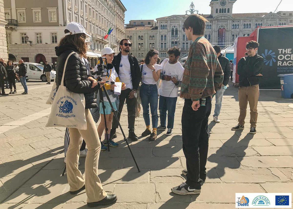 AdriaticoDelta's tweet photo. Phase one of #oceaninfluencers has come to an end. 

With our hard disks plenty of interviews, we’re girding ourselves to edit the footages!

Looking forward see the perception of the public on #oceanliteracy issues. https://t.co/ozJuExrnl3