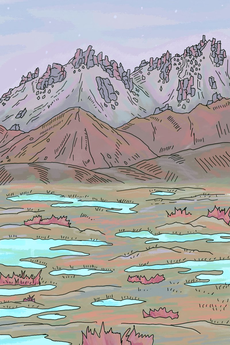 MainlyLines's tweet image. Mountain studies