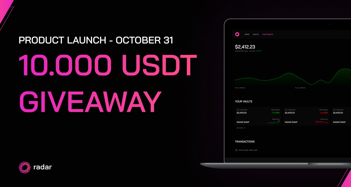 esatoshiclub's tweet photo. 📌Satoshiers! 3 days until #RadarProtocol launch!

✅ Autonomous Asset Management
 
🎁 Stay connected and find out about the latest updates, AMAs and contests!

👉 https://t.co/0IoIIiRT29

https://t.co/RmTXJgcvDh https://t.co/Ywm6dYlFIl