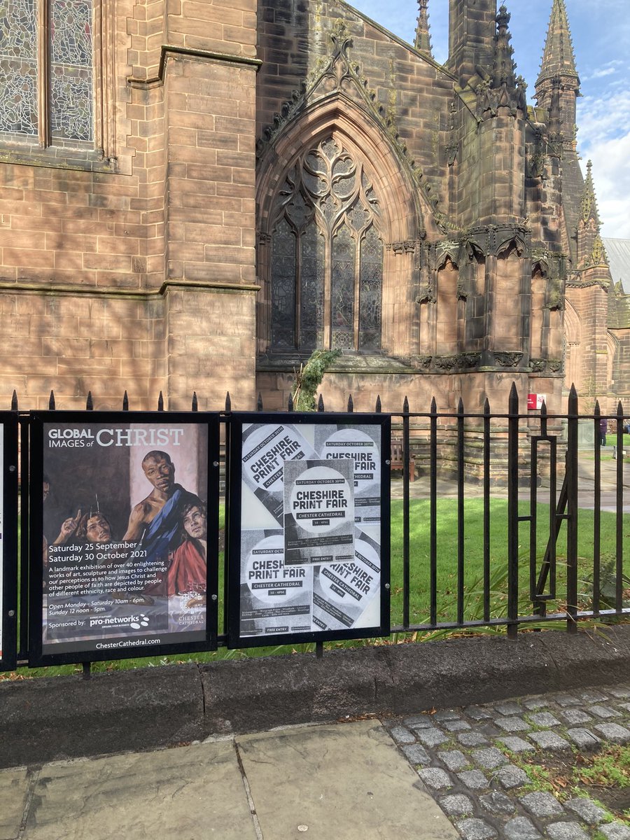 cheshireprintfa's tweet photo. 2 days to go!! Join us on 30th October 2021 at @ChesterCath 10am-4pm.

We have some fantastic artists, pin badge making and a DJ delivering some soothing background tunes. 
.
.
.
#chester #printmaking #chesterlife #cheshire #cheshirelife #artincheshire #art #printmaker https://t.co/Gi9osZOerl
