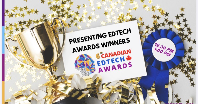 hanan8119's tweet photo. Who’s excited for the #Edtech #awards? #Winners to be announced soon! #CDNEdTech21 https://t.co/bGVapzwtTa