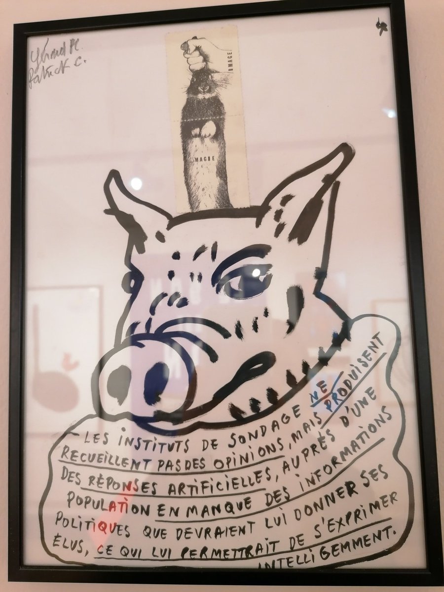 mu_jaby's tweet photo. #backtoculture avec la petite mais marquante expo du graphiste Gérard Paris-Clavel au @MusImprim
Et par exemple ces images qui résonnent avec l'actualité https://t.co/akL2uwPj7J