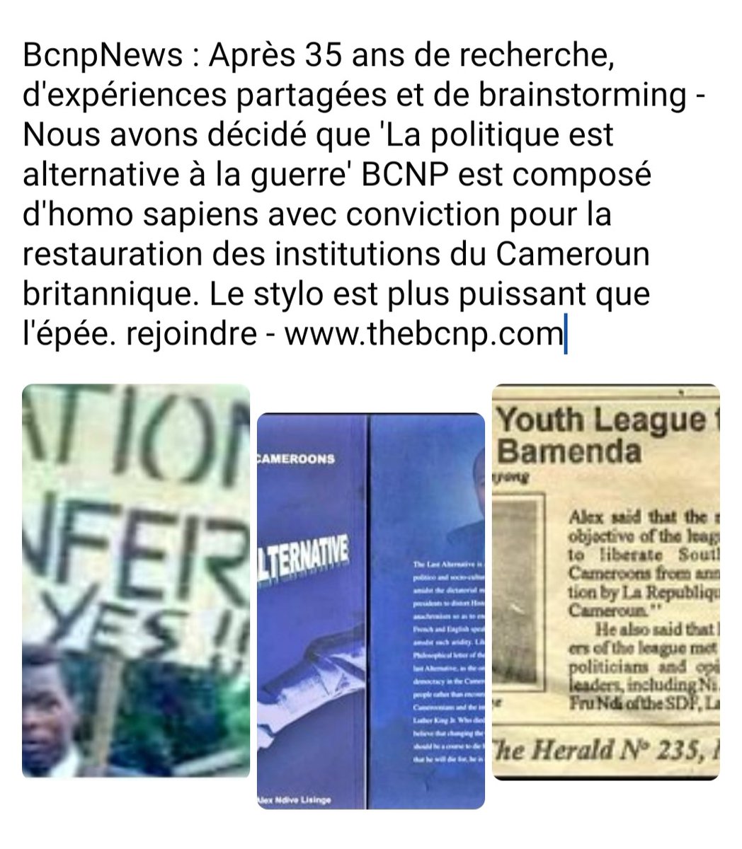 TBcnp's tweet photo. #NotFitToGovern #EndAnglophoneCrisis @POTUS @BorisJohnson @hrw @amnesty @10DowningStreet @GOVUK @UKParliament @EmmanuelMacron #EqualStatusNotSpcialStatus #CMR @hrw @amnesty @France24_en @afpfr @FRauCameroun @BreakingF24 @F24Debate @UrgentF24 @PR_Paul_BIYA @afpfr @CamerounTribune https://t.co/2pGgGhRHhm