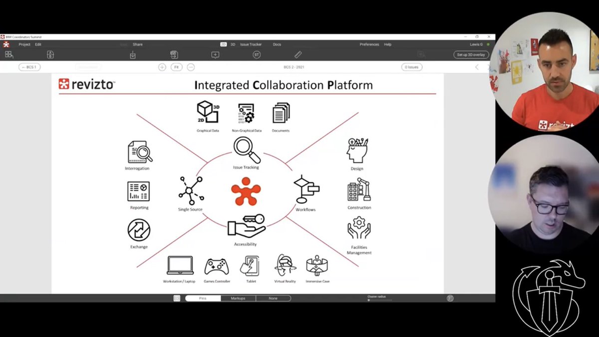Revizto_Germany's tweet photo. @rhyslewis_bim and @theBIMpanzee presenting the brand-new @REVIZTO #ClashAutomation at the @BIMCoordinators Summit 🔥 https://t.co/W9yrBU949i