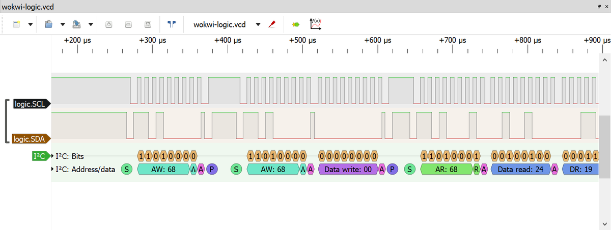 WokwiMakes's tweet photo. Wokwi Logic Analyzer - now with trigger! 

https://t.co/RHqgKLmmnJ https://t.co/P50RqJ5vec