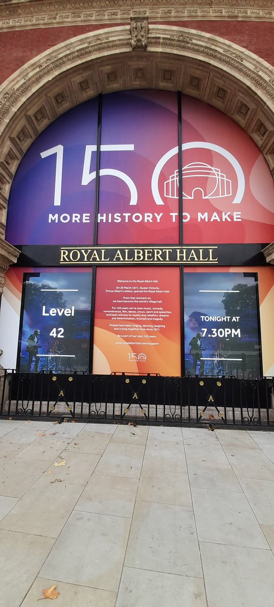 Bb1966Brian's tweet photo. @MikeLindup @RoyalAlbertHall Can't wait 👍have a good one. https://t.co/eMLy0d6qEP