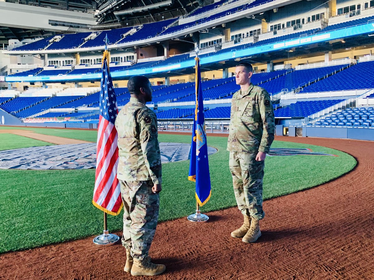 Yesterday, we were honored to host a ceremony for Master Sergeant Oscar Dominguez’s reenlistment into the Air Force. 

In addition, it was announced that Staff Sergeant Quade Esser will be promoted to Technical Sergeant next month. 

Thank you both for your service!