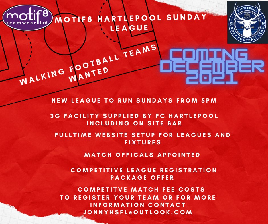 Inclusive for ALL but also great for any older or not as fit as you would like players still with a competitive edge.... get a team entered 👌 @theofficialnl <a href="/WearsideLeague/">Wearside League</a>
