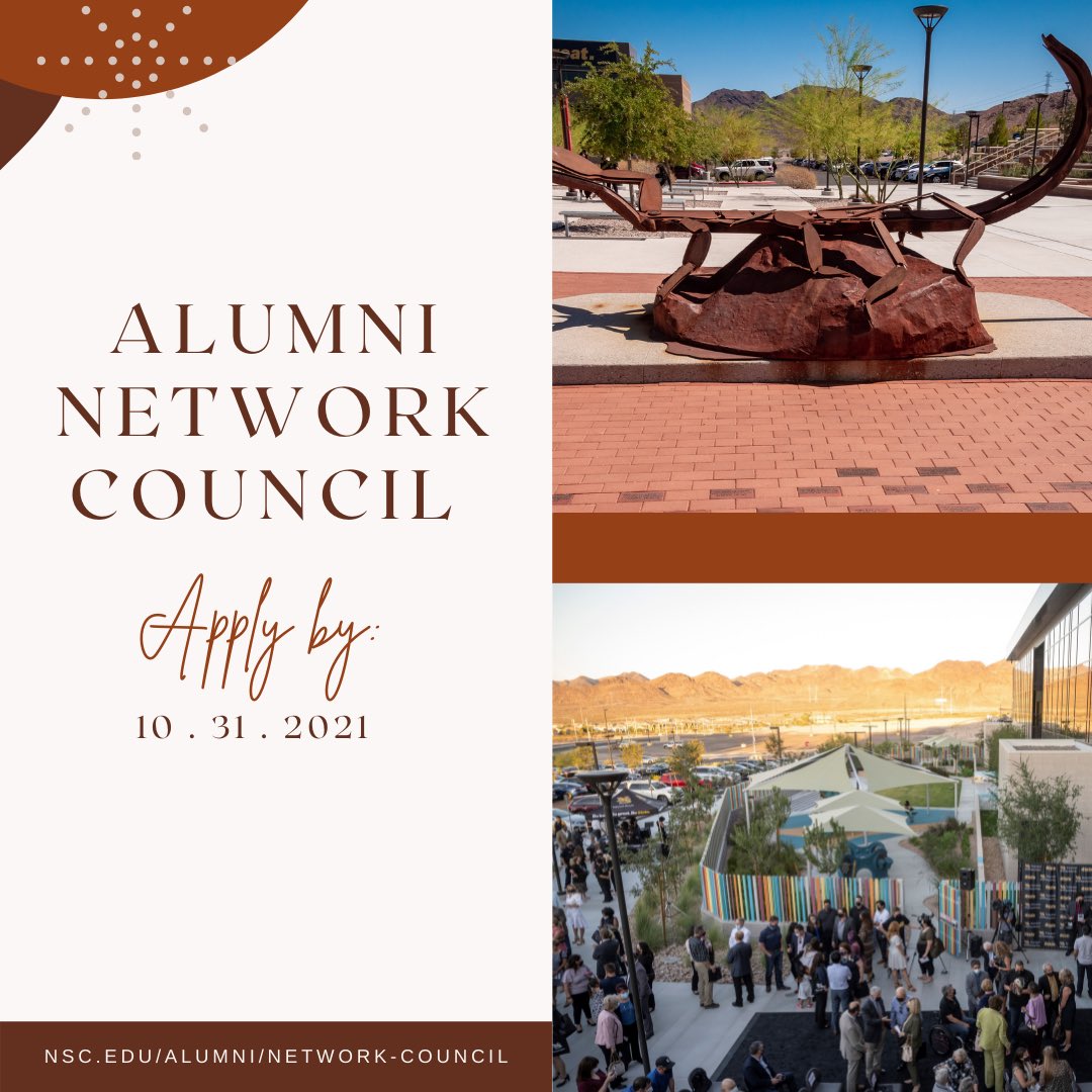 NSCAlumni's tweet photo. Our application is now open! For any questions or concerns, please email alumni@nsc.edu https://t.co/P4v0IHFLim