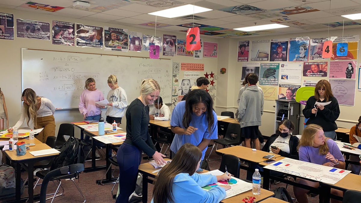 KortneyLovesMTH's tweet photo. Completing our response bias project and I am super excited! I was able to stretch my Ss imaginations and come up with creative questions. Next year I will challenge more on collecting random samples via social media. #WeSlayMath #LibertyLearns @FISDSecmath @FISD_TnL https://t.co/5xmqYUdsLF