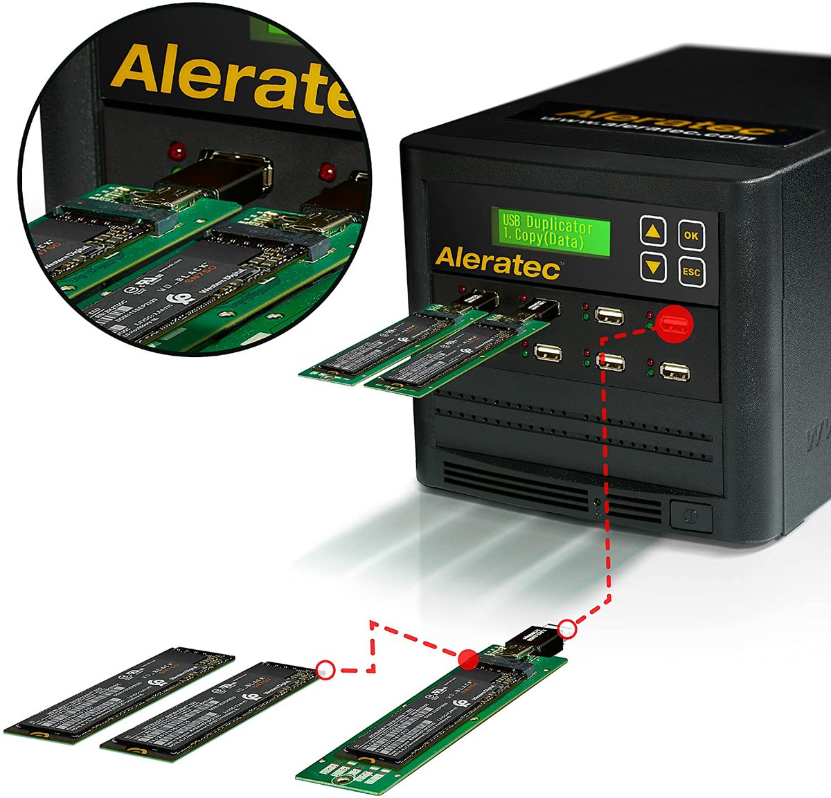 Get $8 off our new Aleratec M.2 NVME Adapters for USB Duplicators (2-Pack). Click "Save an extra $8" on Amazon by November 6 to save: amazon.com/Aleratec-Adapt…