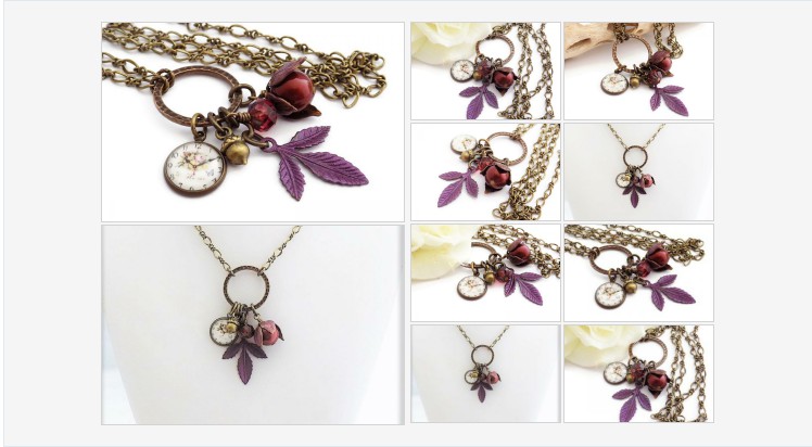 Victorian Style Treasures A gorgeous purple leaf charm necklace. Perfect for the Autumn Season #necklace #handmade #Fall #Autumn #giftforher #jewelryforwomen #bronze 
victorianstyletreasures.indiemade.com/product/purple…