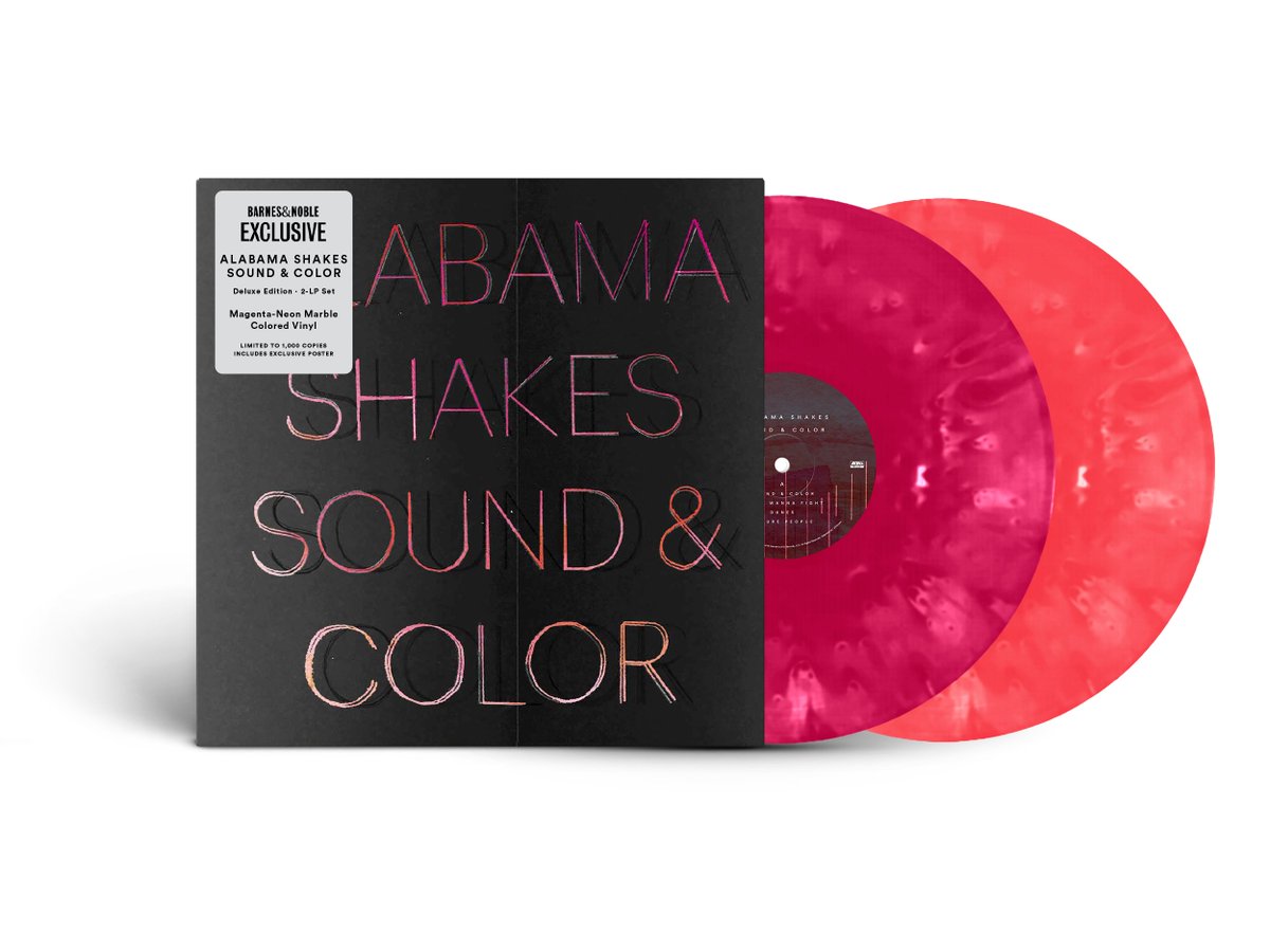 Get a copy of the <a href="/Alabama_Shakes/">Alabama Shakes</a> 'Sound &amp; Color' Deluxe 5th Year Anniversary <a href="/BNBuzz/">Barnes & Noble</a> EXCLUSIVE magenta neon marble colored vinyl here: ➡️bit.ly/3pNeVRQ. 🌸