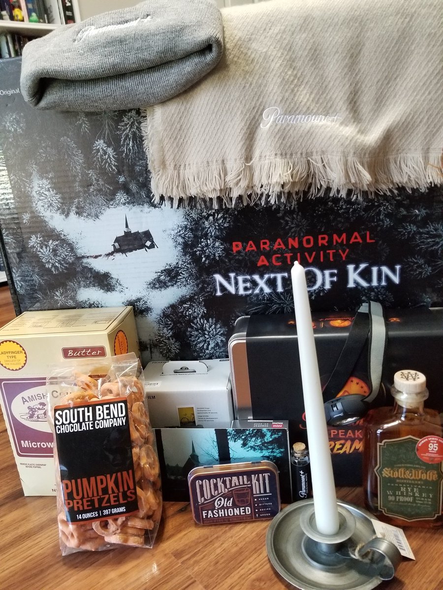 Good grief, what insanely cool packaging and treats to celebrate the release of #ParanormalActivityNextOfKin and Paramount+ #PeakScreaming Halloween content. 🎃👻