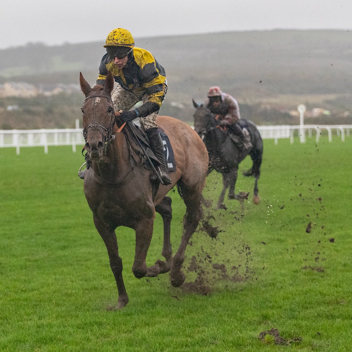 jamiesnowden's tweet photo. So pleased to see #LegendsRyde back to her brilliant best #winning today on chasing debut @FfosLasRC under @GavinSheehan92 Big well done to Gordon who rides her each day. Fabulous result, especially picking up the @GB_Bonus @BetVictor #winners https://t.co/n1FenlgMb8