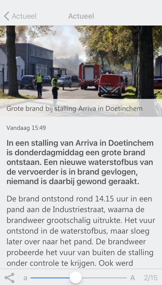 RobDammers's tweet image. Bijzonder hoe het nieuws binnen 2 uur tijd van een blij bericht naar diep triest kan gaan #Arriva #waterstof #bus