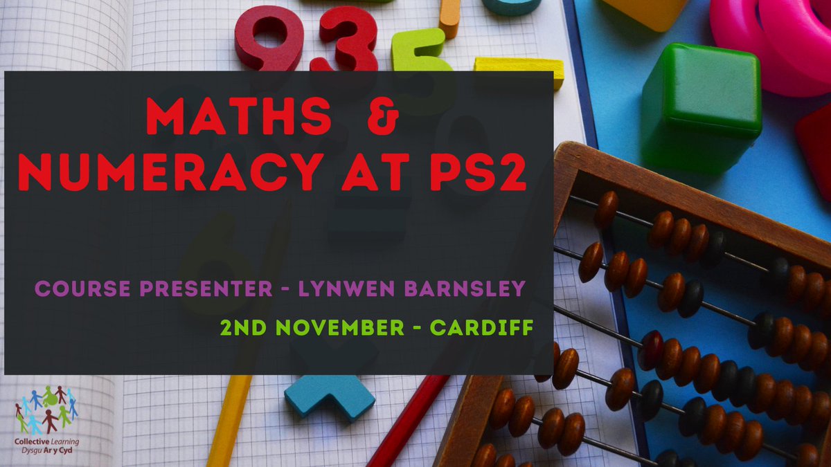 CollectiveLearn's tweet photo. Course - Maths &amp; Numeracy at PS2 - 2/11/21, Cardiff. This course from Lynwen Barnsley will help you to unpick the jargon and explore effective teaching &amp; learning strategies through practical activities.
https://t.co/n1PMcOerXX
#cpd #mathematics #numeracy #cfw https://t.co/kc5shT5uRJ