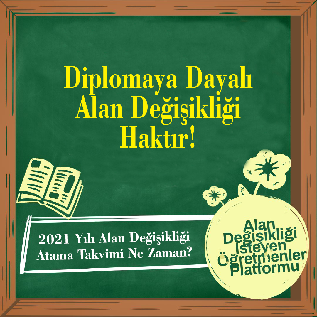 EgitimsenUrfa's tweet photo. MebAralık AlanDeğişikliği 
2021 Yılı Alan Değişikliği Atama Takvimi Ne Zaman? https://t.co/omIsZabajb