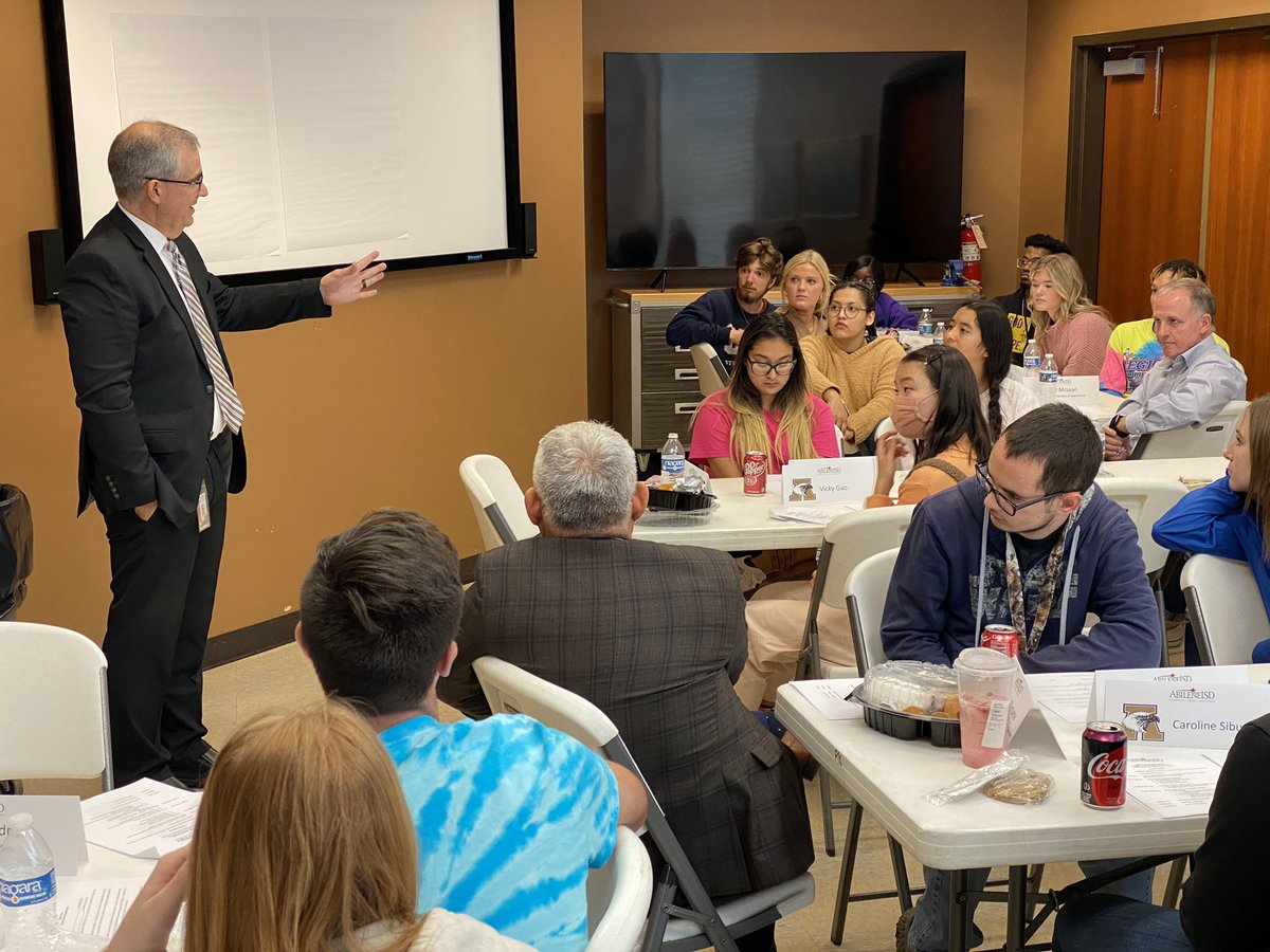 Second SuperCrew meeting of the year, and today we’re at <a href="/frontiertexas/">Frontier Texas!</a> discussing important topics like safety &amp; security on campuses, qualities students want in teachers, course selection &amp; AISD health &amp; safety protocols. Thanks to <a href="/frontiertexas/">Frontier Texas!</a> for hosting us! #BelieveAISD