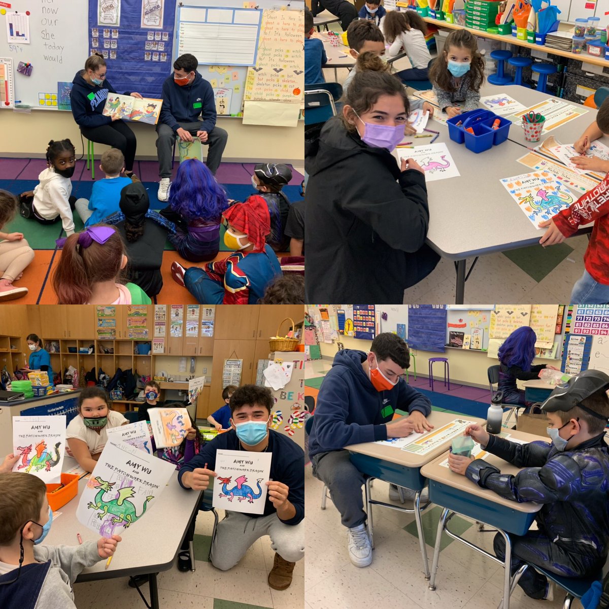 PBDLearnAcademy's tweet photo. Thank you to all of the @PeabodyPublic Elementary Schools for allowing our students the opportunity to read as part of #Readfortherecord today. We had a great time reading, coloring, and playing with all of our new little friends! https://t.co/USXhYjhLOz